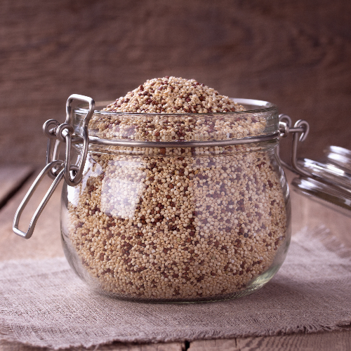 Je kunt quinoa lang bewaren