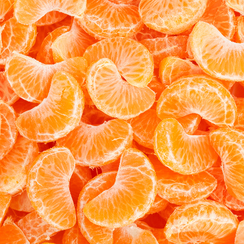 De mandarijn is zoeter dan de sinaasappel